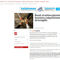 Brasil, el activo epicentro de las fusiones y adquisiciones a lo largo de la regin